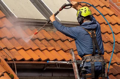 Démoussage et hydrofuge de toiture à Foce